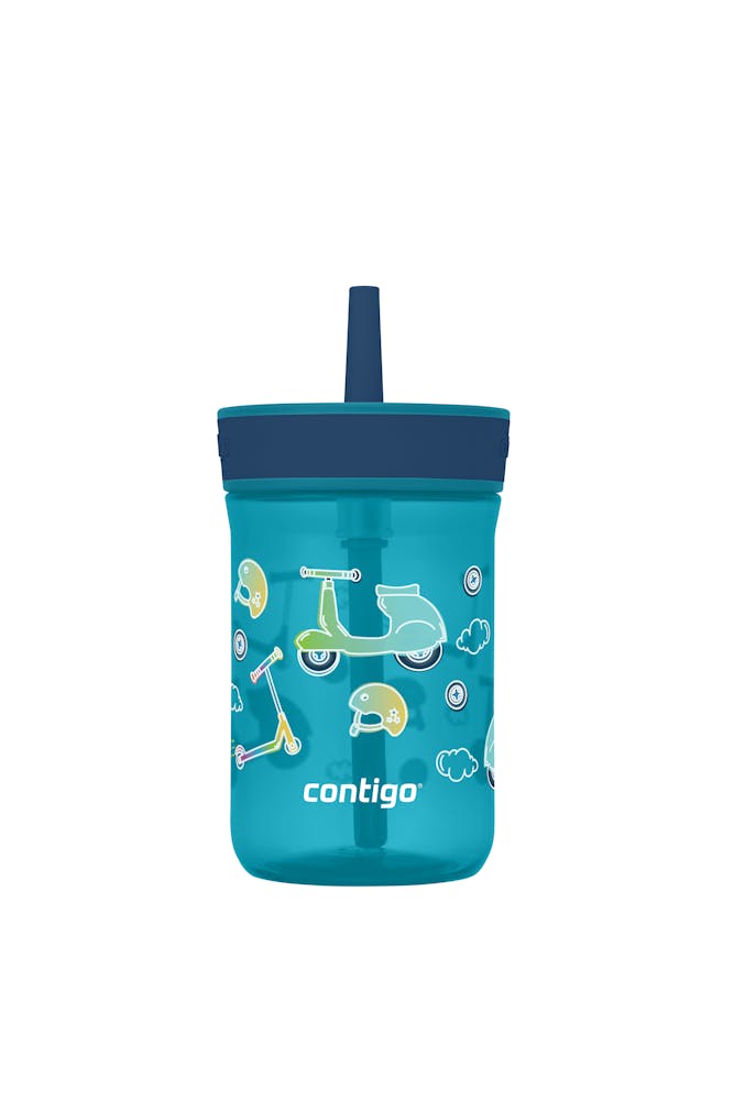 Kids’ Leighton Straw Tumbler with Spill-Proof Leak-Proof Lid, 14oz A8